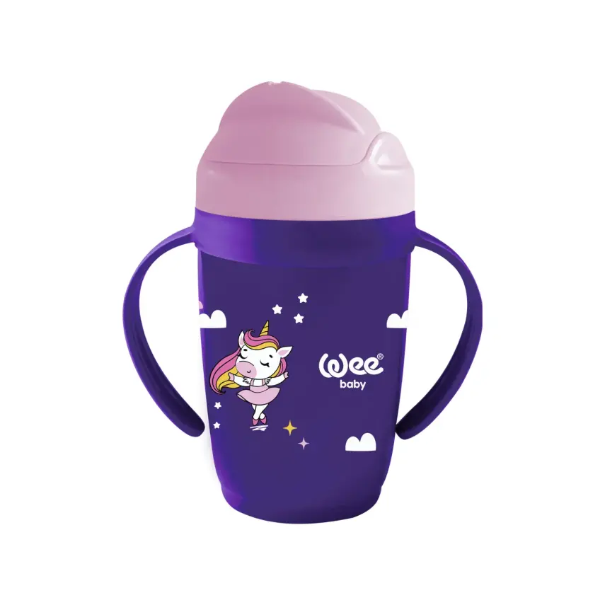 Wee Baby Friends Kulplu Pipetli Bardak 265 ml - 7