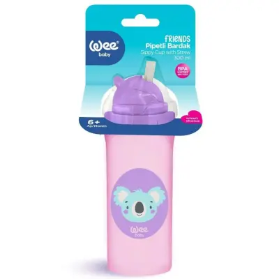 Wee Baby Friends Pipetli Bardak 300 ml - 6