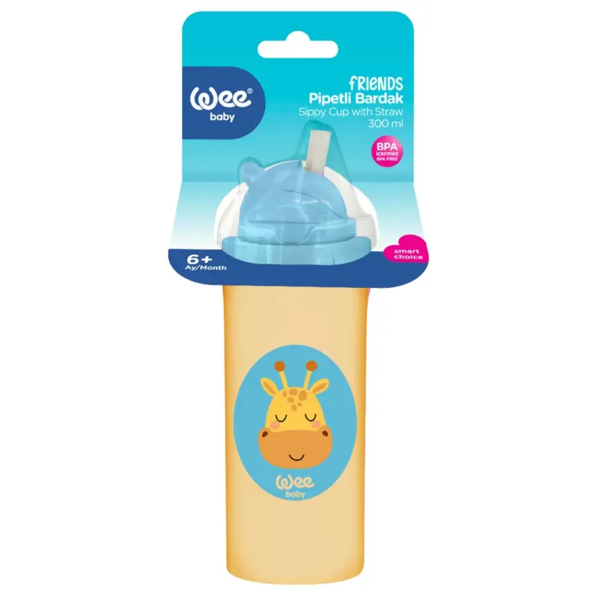 Wee Baby Friends Pipetli Bardak 300 ml - 4