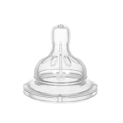 Wee Baby Geniş Ağızlı Yuvarlak Uçlu Silikon Biberon Emziği 18+ Ay