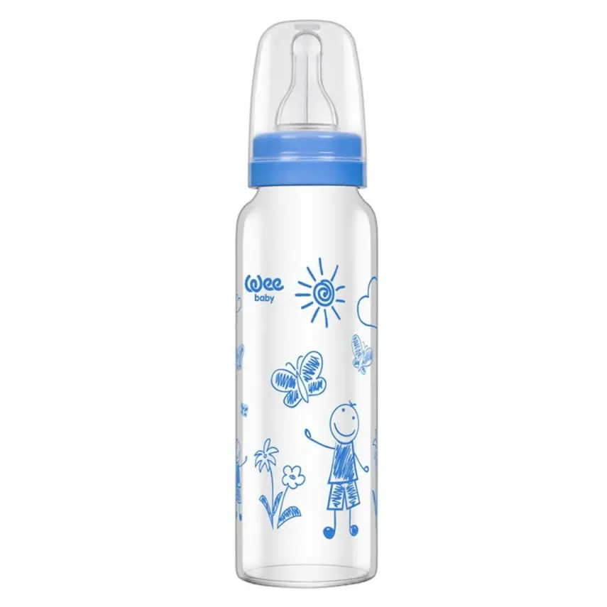 Wee Baby Isıya Dayanıklı Cam Biberon 240 ml - 3