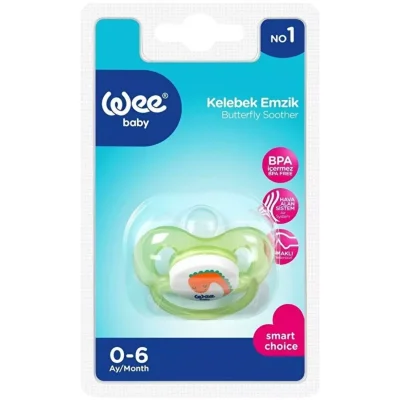 Wee Baby Kelebek Damaklı Silikon Emzik No:1