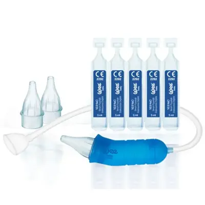 Wee Baby Nanninom Burun Aspiratörü +2 Yedek Uç + Serum Fizyolojik - 2