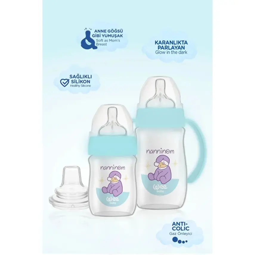 Wee Baby Nanninom Nanninom Biberon + Bardak Seti - 3