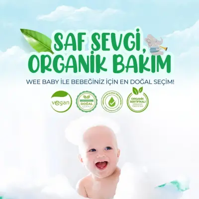 Wee Baby Organik Sertifikalı Pişik Kremi 75 ml - 5