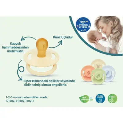 Wee Baby Pure Kauçuk Emzik No:2 - 7