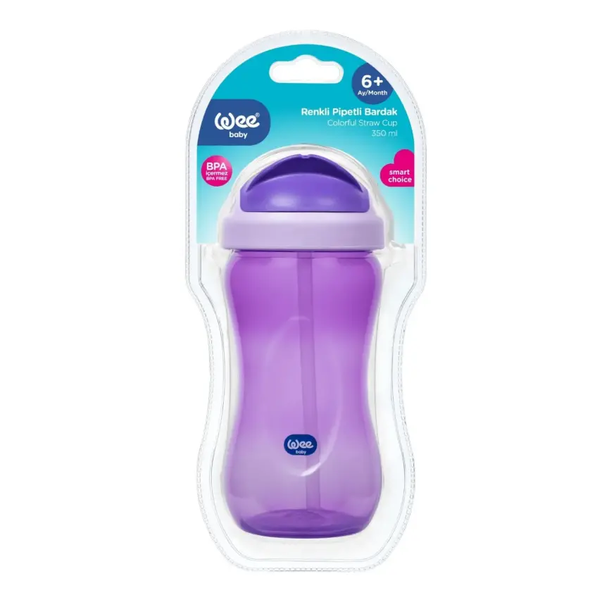 Wee Baby Renkli Pipetli Bardak - 3