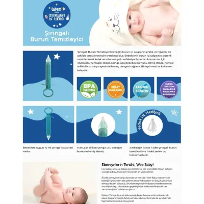 Wee Baby Şırıngalı Burun Temizleyici - 4