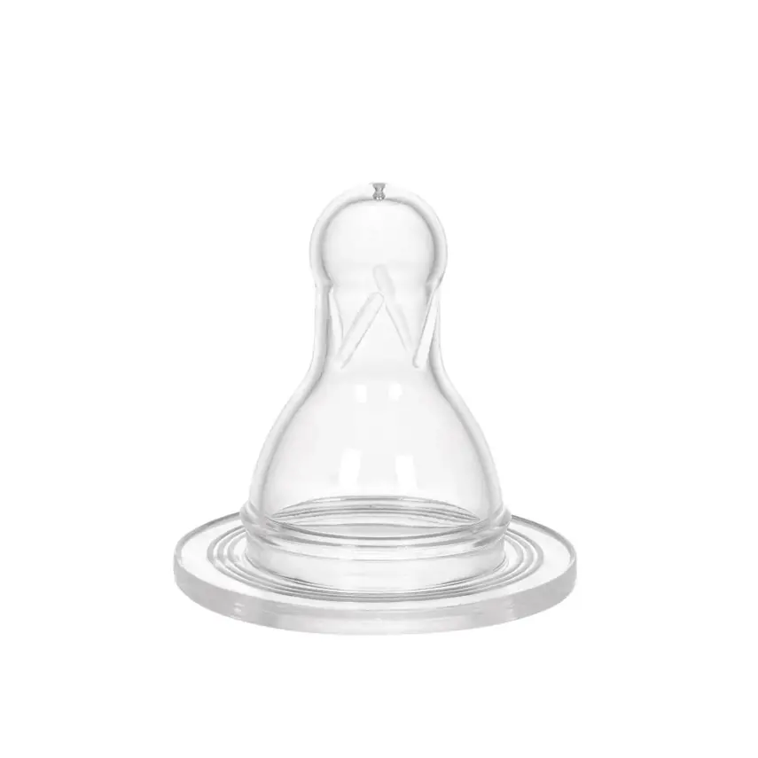 Wee Baby Yuvarlak Uçlu Silikon Biberon Emziği 0+ Ay - 1