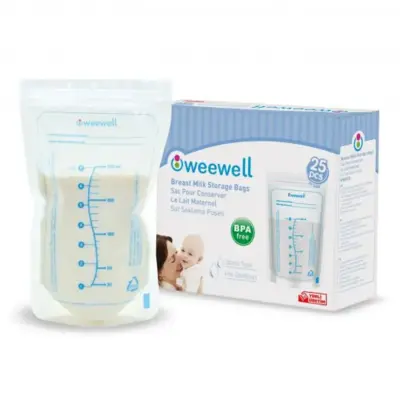 Weewell WMS825R3 Süt Saklama Poşeti 25'li 3'lü Set (1)