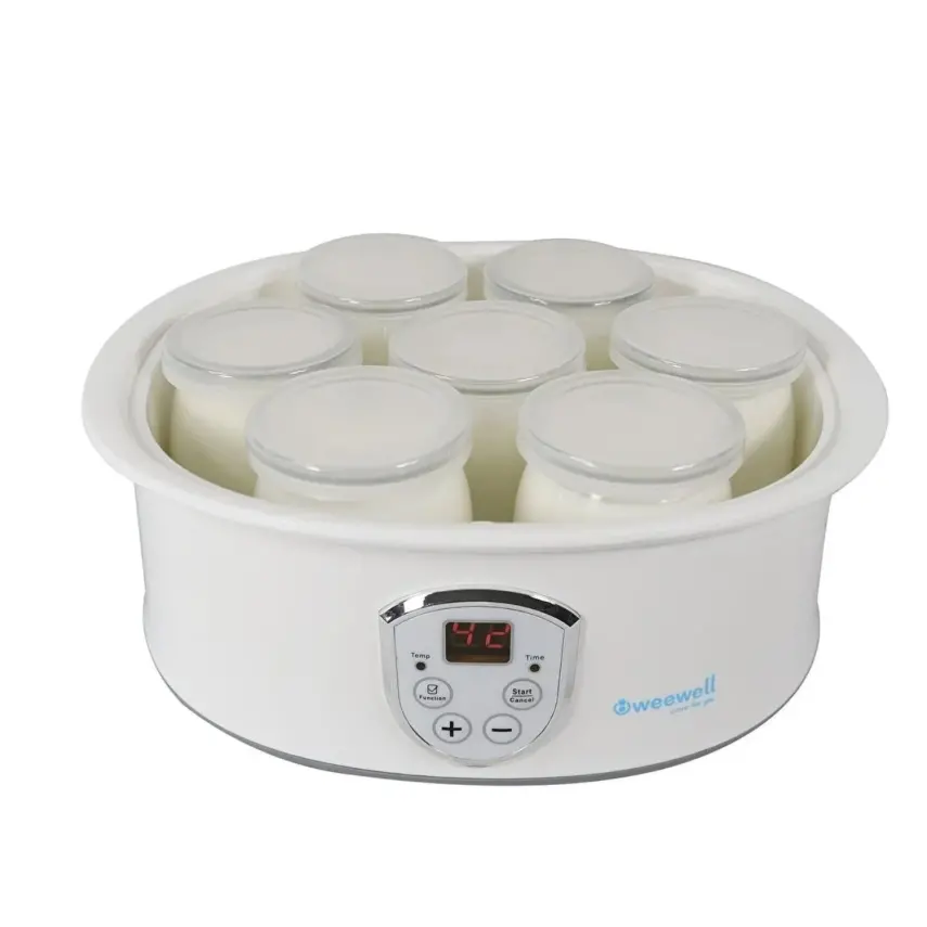 Weewell WYM400 Dijital Zaman Ayarlı LED Ekran Bebek Yoğurt Yapma Makinesi - 8