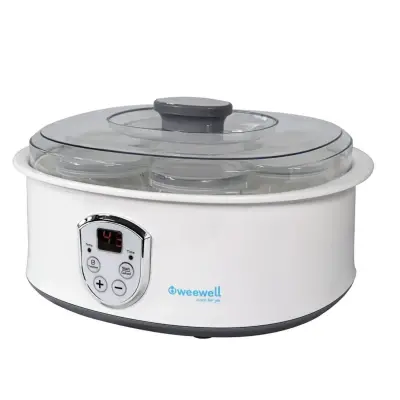 Weewell WYM400 Dijital Zaman Ayarlı LED Ekran Bebek Yoğurt Yapma Makinesi (1)