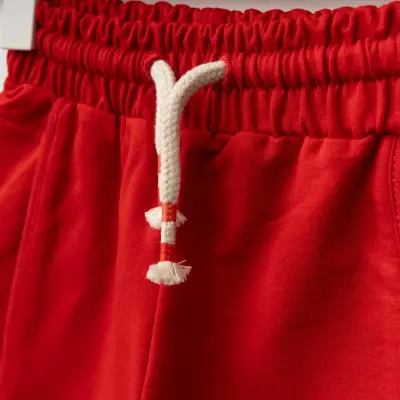 Winimo Biyeli Cepsiz Kız Çocuk Şort Kırmızı - 5