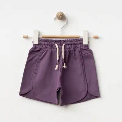 Winimo Biyeli Cepsiz Kız Çocuk Şort Mor - 8