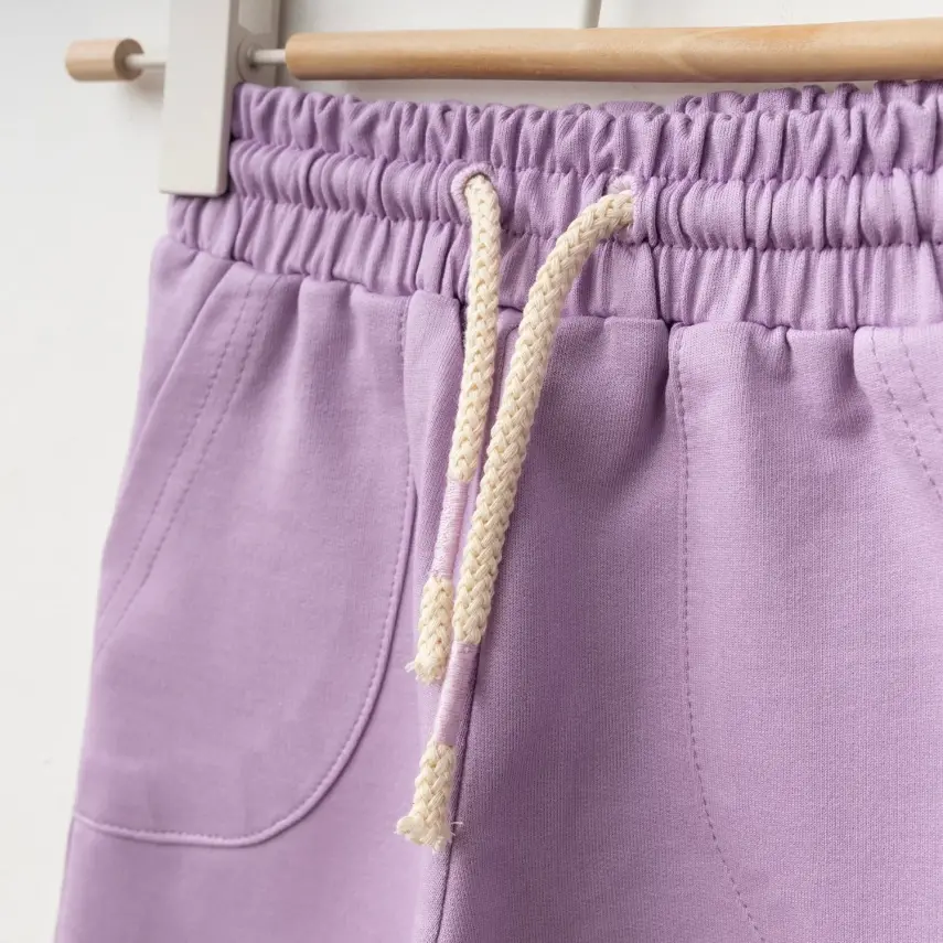 Winimo Çiçek Baskılı Kız Bebek Şort Lila - 6