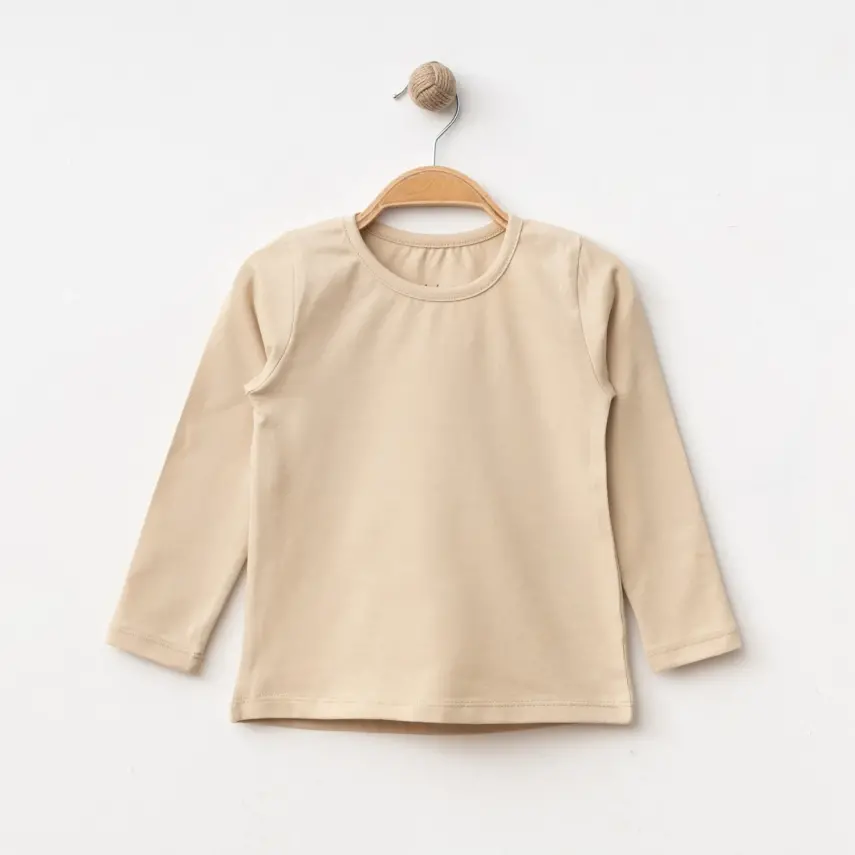 Winimo Çocuk Basic Sweatshirt Unisex Bej - 1