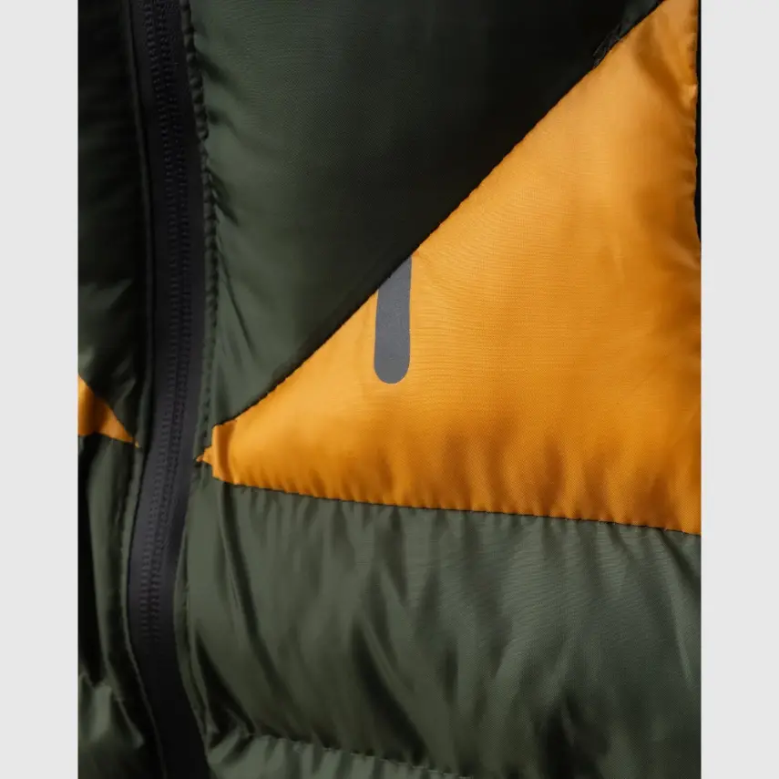 Winimo Çocuk Şişme Yelek Fermuarlı Cepli Haki Unisex - 14