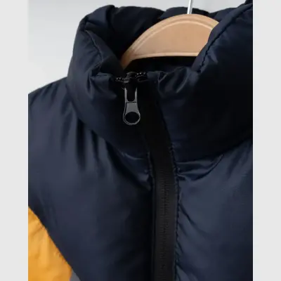 Winimo Çocuk Şişme Yelek Fermuarlı Cepli Lacivert Unisex - 4