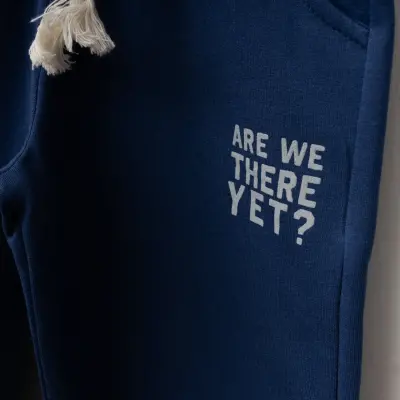 Winimo Erkek Çocuk Eşofman Altı Are We There Yet Baskılı Lacivert - 3