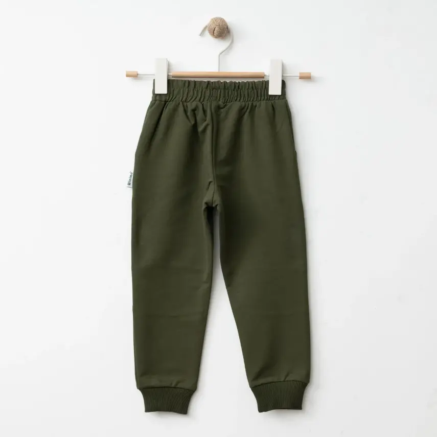 Winimo Erkek Çocuk Eşofman Altı Dizden Model Haki - 4