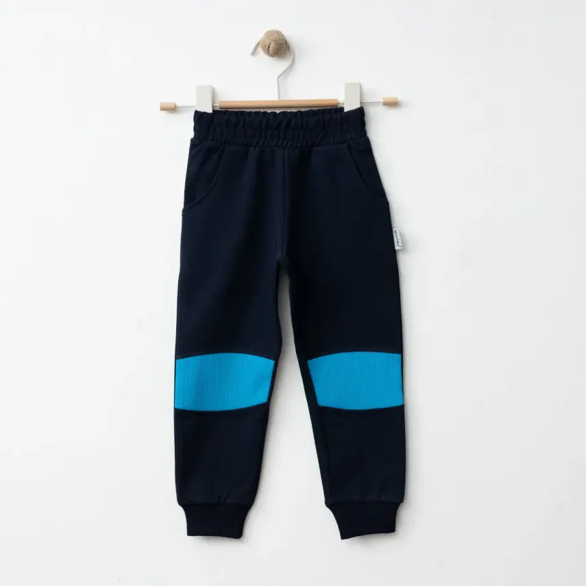 Winimo Erkek Çocuk Eşofman Altı Dizden Model Lacivert - 1