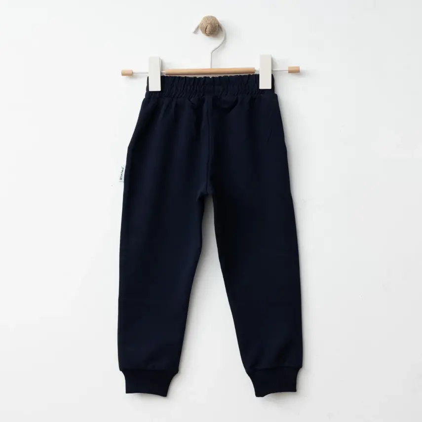 Winimo Erkek Çocuk Eşofman Altı Dizden Model Lacivert - 2