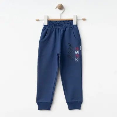 Winimo Erkek Çocuk Eşofman Altı Push Pull Baskılı İndigo - 7