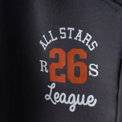 Winimo Erkek Çocuk Eşofman Altı Stars 26 Baskılı Füme - 3