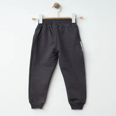 Winimo Erkek Eşofman Altı Be Cool Baskılı Füme - 2