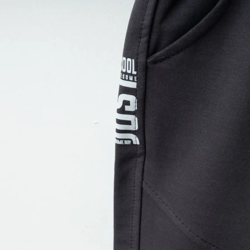 Winimo Erkek Eşofman Altı Be Cool Baskılı Füme - 3