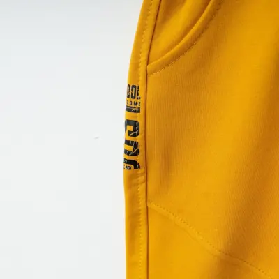 Winimo Erkek Eşofman Altı Be Cool Baskılı Hardal - 5