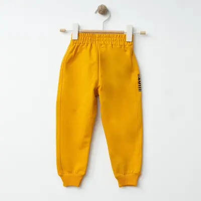 Winimo Erkek Eşofman Altı Be Cool Baskılı Hardal - 6