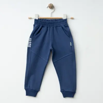 Winimo Erkek Eşofman Altı Be Cool Baskılı İndigo - 1