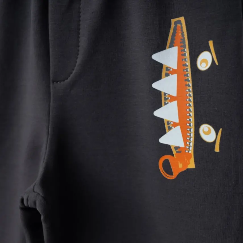 Winimo Erkek Eşofman Altı Canavar Baskılı Füme - 3