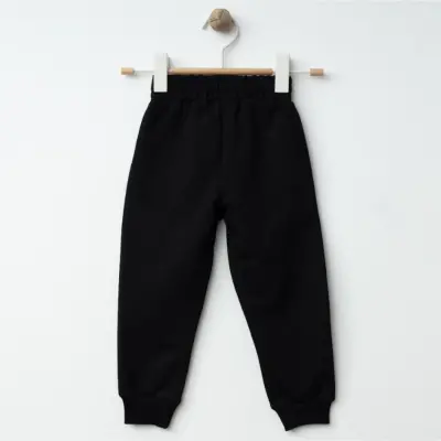 Winimo Erkek Eşofman Altı Canavar Baskılı Siyah - 6