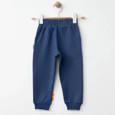 Winimo Erkek Eşofman Altı Kaplan Baskılı Lacivert - 6