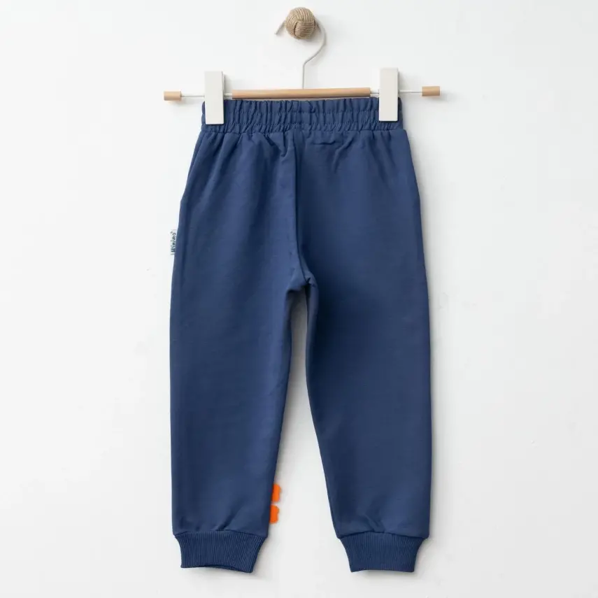 Winimo Erkek Eşofman Altı Kaplan Baskılı Lacivert - 9