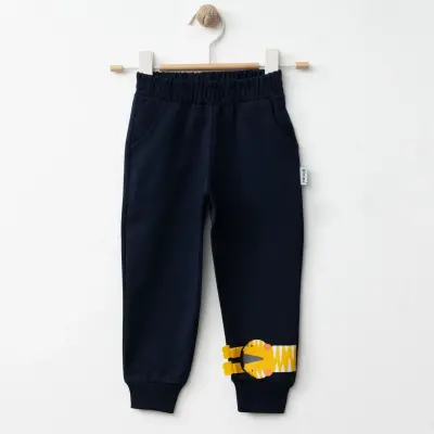 Winimo Erkek Eşofman Altı Kaplan Baskılı Siyah