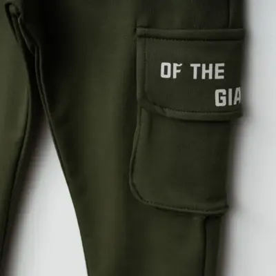 Winimo Erkek Eşofman Altı Körüklü Cepli Haki - 2