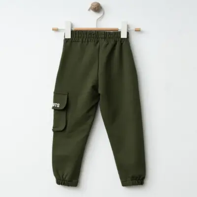 Winimo Erkek Eşofman Altı Körüklü Cepli Haki - 6