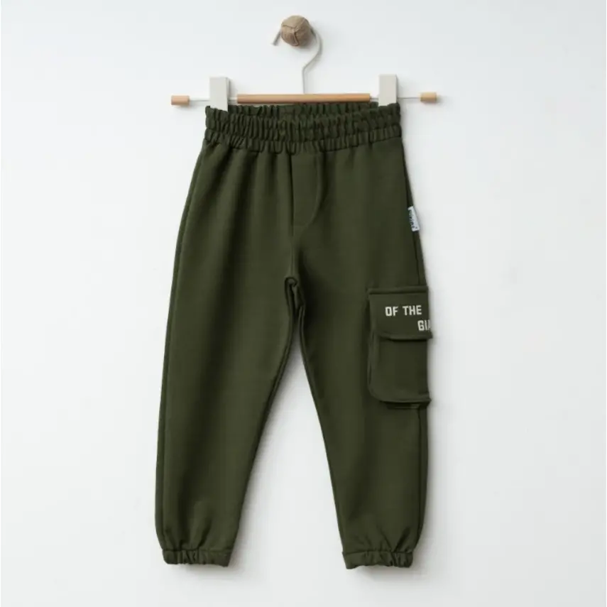 Winimo Erkek Eşofman Altı Körüklü Cepli Haki - 4