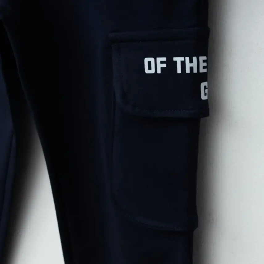 Winimo Erkek Eşofman Altı Körüklü Cepli Lacivert - 2