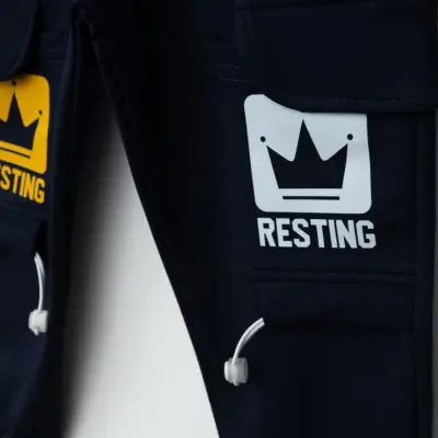 Winimo Erkek Eşofman Altı Resting Baskılı Lacivert (1)