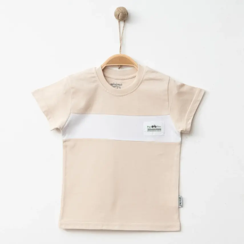 Winimo Erkek T-Shirt Armalı Bej - 1