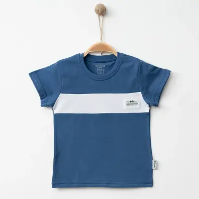 Winimo Erkek T-Shirt Armalı İndigo