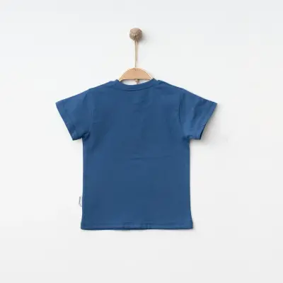 Winimo Erkek T-Shirt Basketball Baskılı İndigo (1)