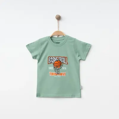Winimo Erkek T-Shirt Basketball Baskılı Yeşil - 5