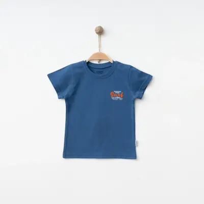 Winimo Erkek T-Shirt Surf Baskılı İndigo - 4