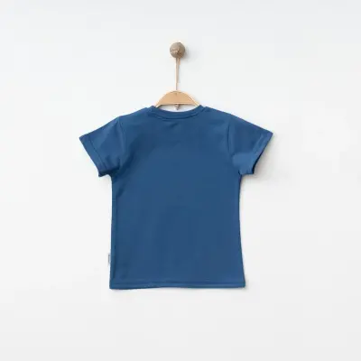 Winimo Erkek T-Shirt Surf Baskılı İndigo - 7