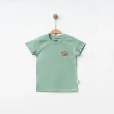 Winimo Erkek T-Shirt Surf Baskılı Yeşil